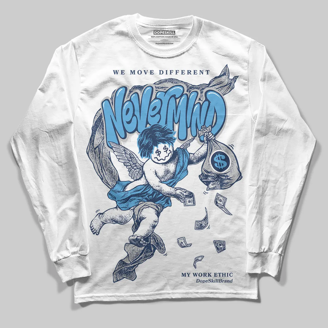 Obsidian 1s 2025 DopeSkill Long Sleeve T-Shirt Nevermind Graphic sold by DopeSkill