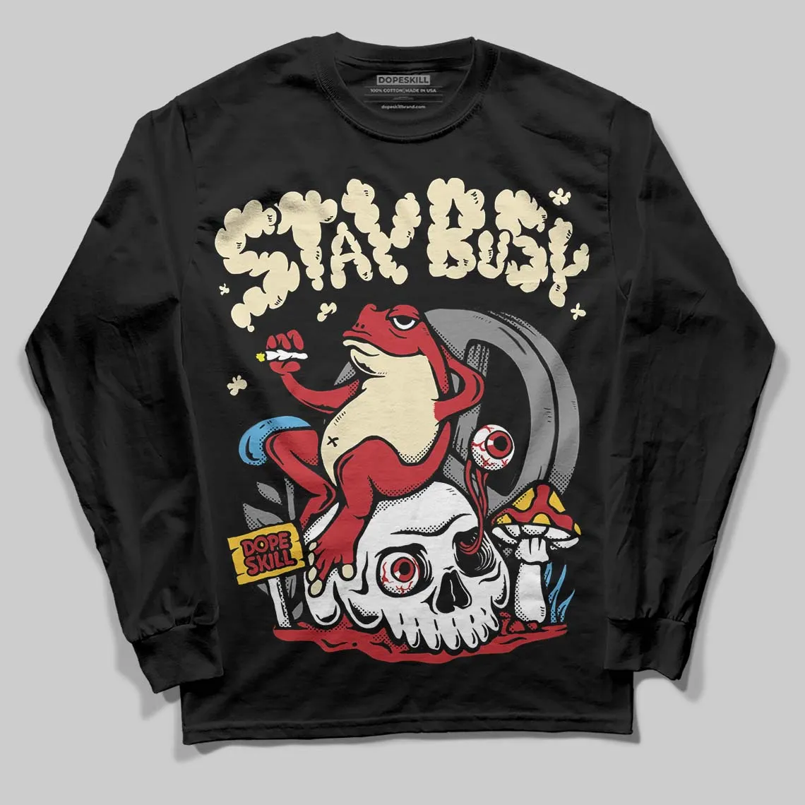 Union LA x Air Retro OG 1s DopeSkill Long Sleeve T-Shirt Stay Busy Graphic sold by DopeSkill product image thumbnail 2