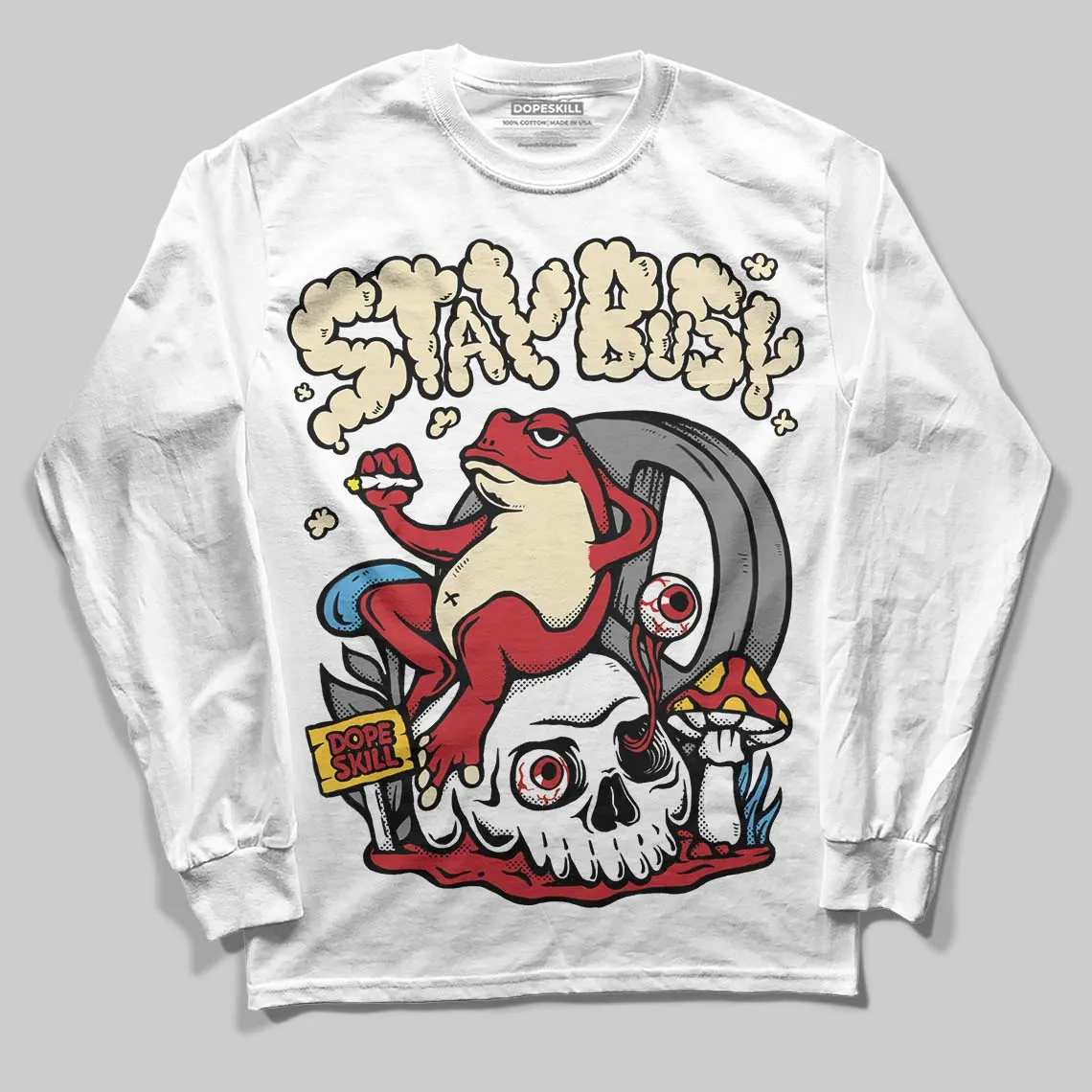 Union LA x Air Retro OG 1s DopeSkill Long Sleeve T-Shirt Stay Busy Graphic sold by DopeSkill