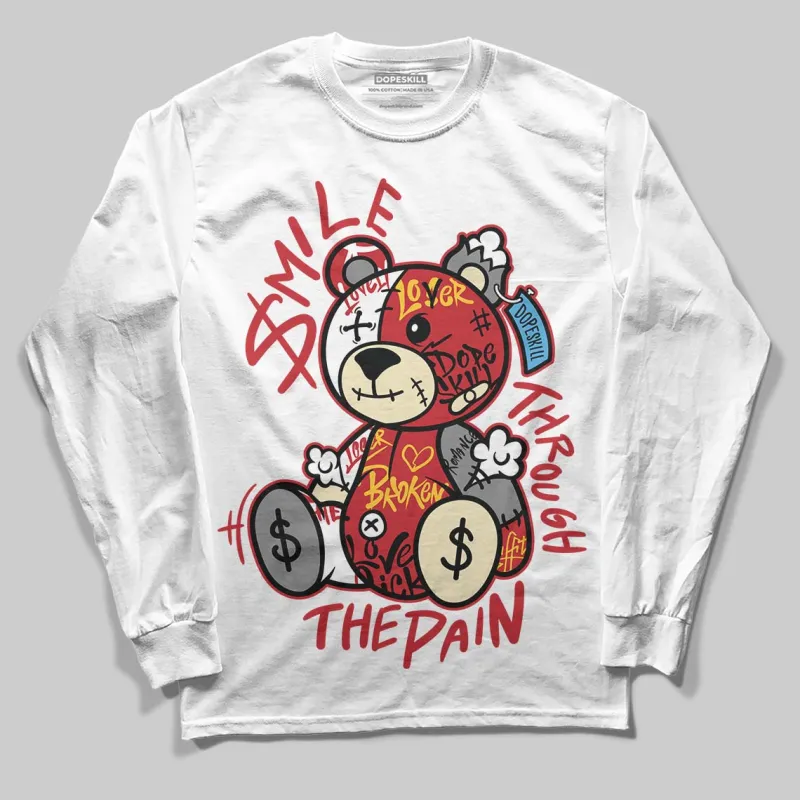 Union LA x Air Retro OG 1s DopeSkill Long Sleeve T-Shirt Smile Through The Pain Graphic sold by DopeSkill