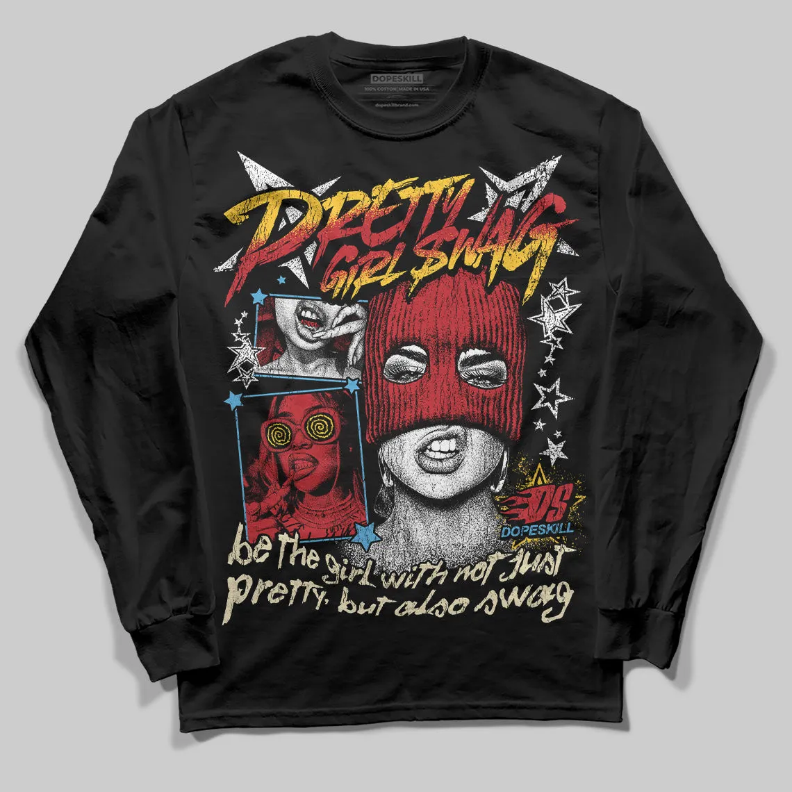 Union LA x Air Retro OG 1s DopeSkill Long Sleeve T-Shirt Pretty Girl Swag Graphic sold by DopeSkill product image thumbnail 2