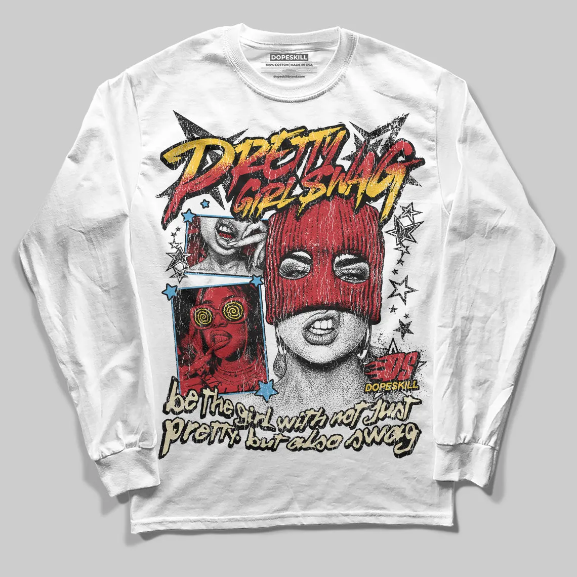 Union LA x Air Retro OG 1s DopeSkill Long Sleeve T-Shirt Pretty Girl Swag Graphic sold by DopeSkill