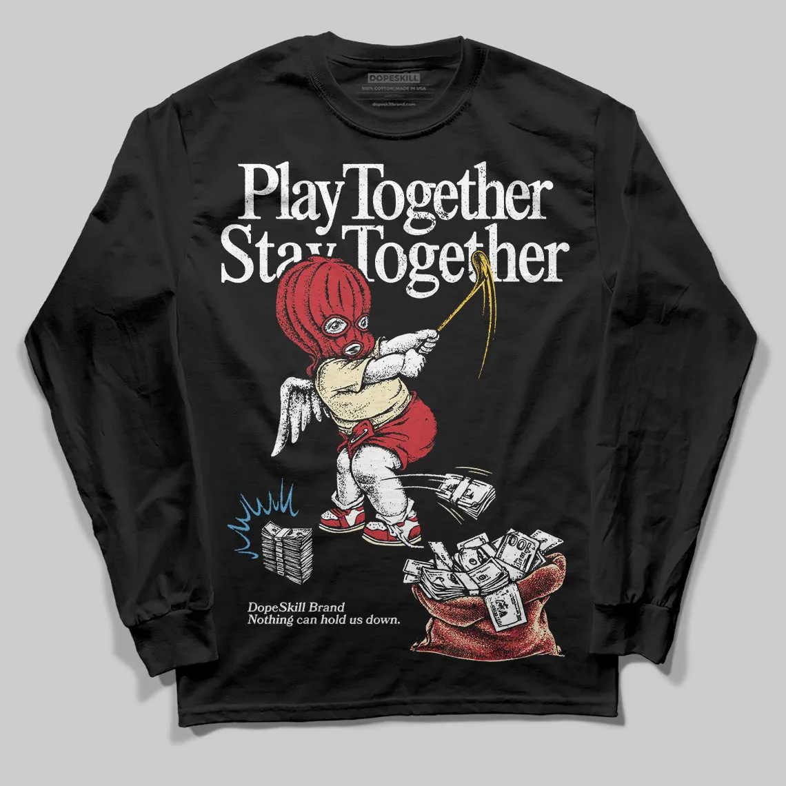 Union LA x Air Retro OG 1s DopeSkill Long Sleeve T-Shirt Play together, Stay together Graphic sold by DopeSkill product image thumbnail 2