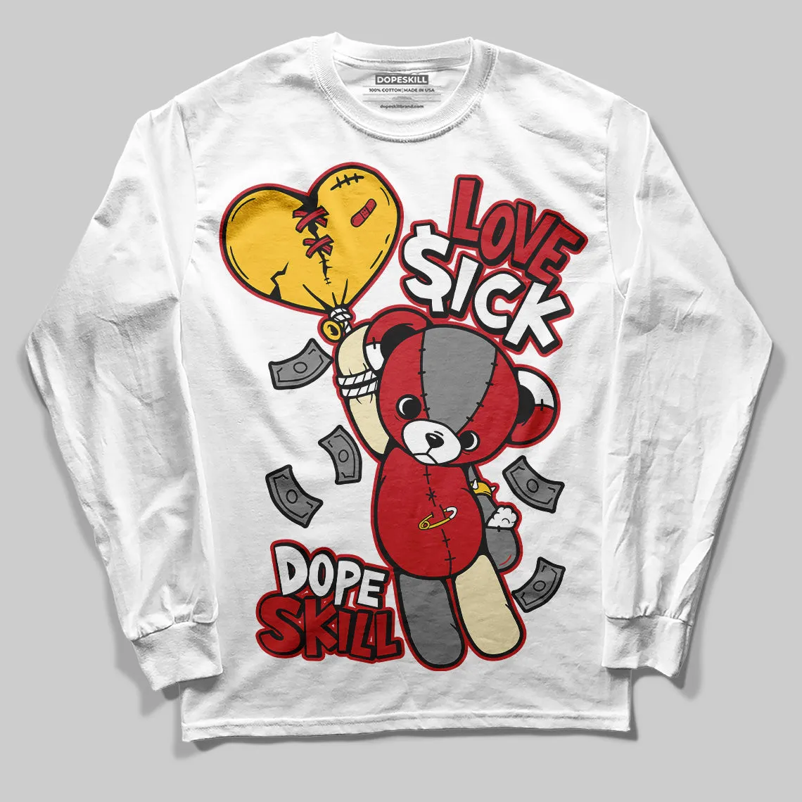 Union LA x Air Retro OG 1s DopeSkill Long Sleeve T-Shirt Love Sick Graphic sold by DopeSkill