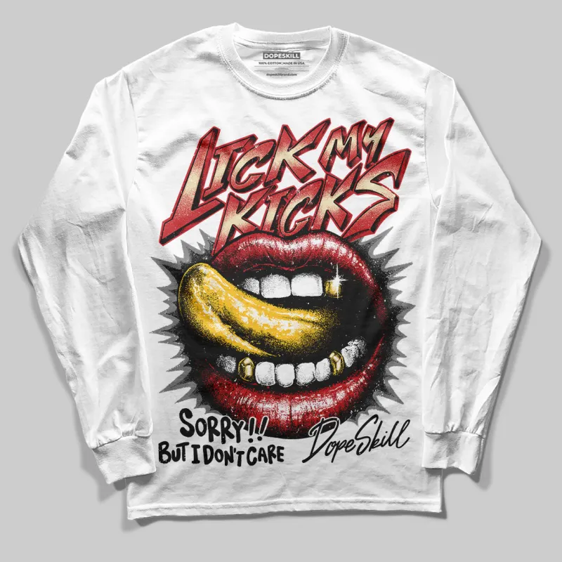 Union LA x Air Retro OG 1s DopeSkill Long Sleeve T-Shirt Lick My Kicks Graphic sold by DopeSkill
