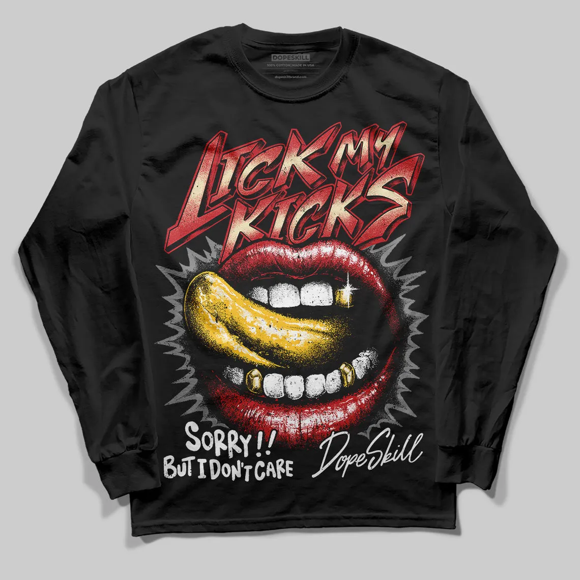 Union LA x Air Retro OG 1s DopeSkill Long Sleeve T-Shirt Lick My Kicks Graphic sold by DopeSkill product image thumbnail 2