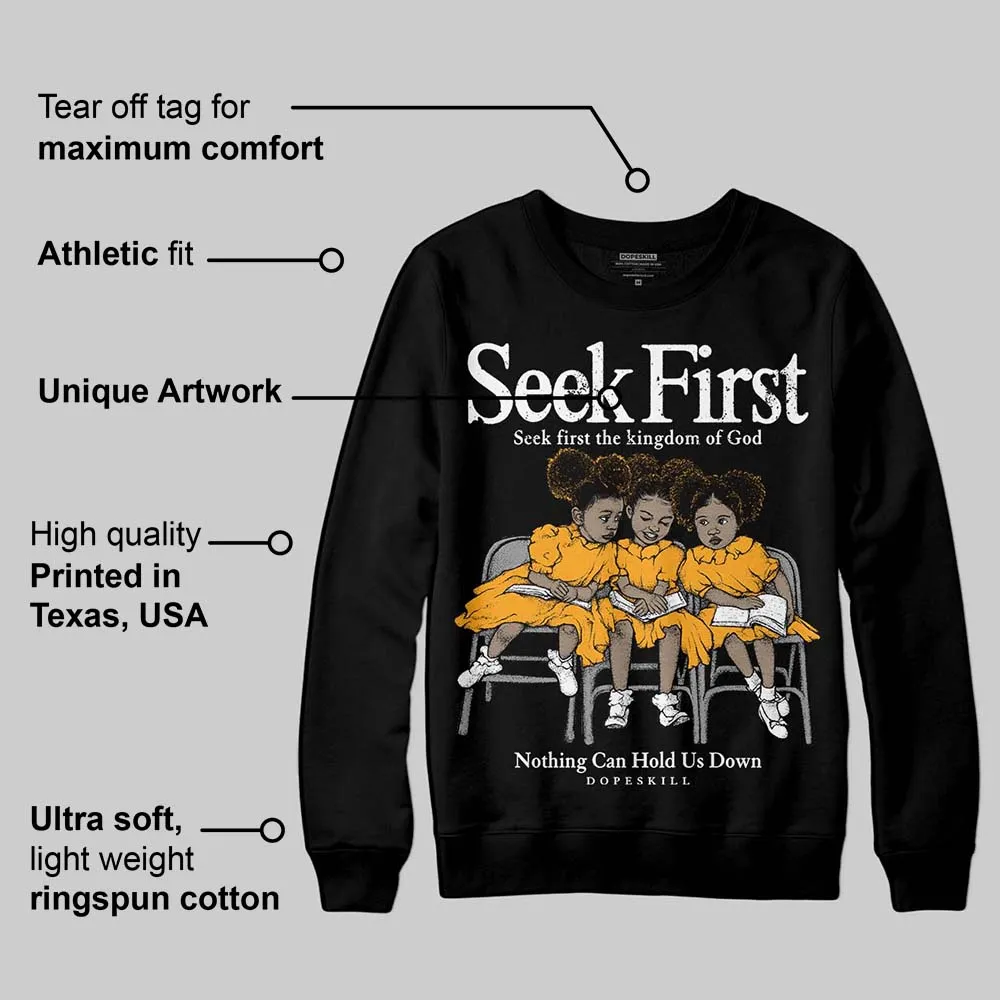 Black Taxi 12s DopeSkill Sweatshirt New Seek First Graphic sold by DopeSkill product image thumbnail 3