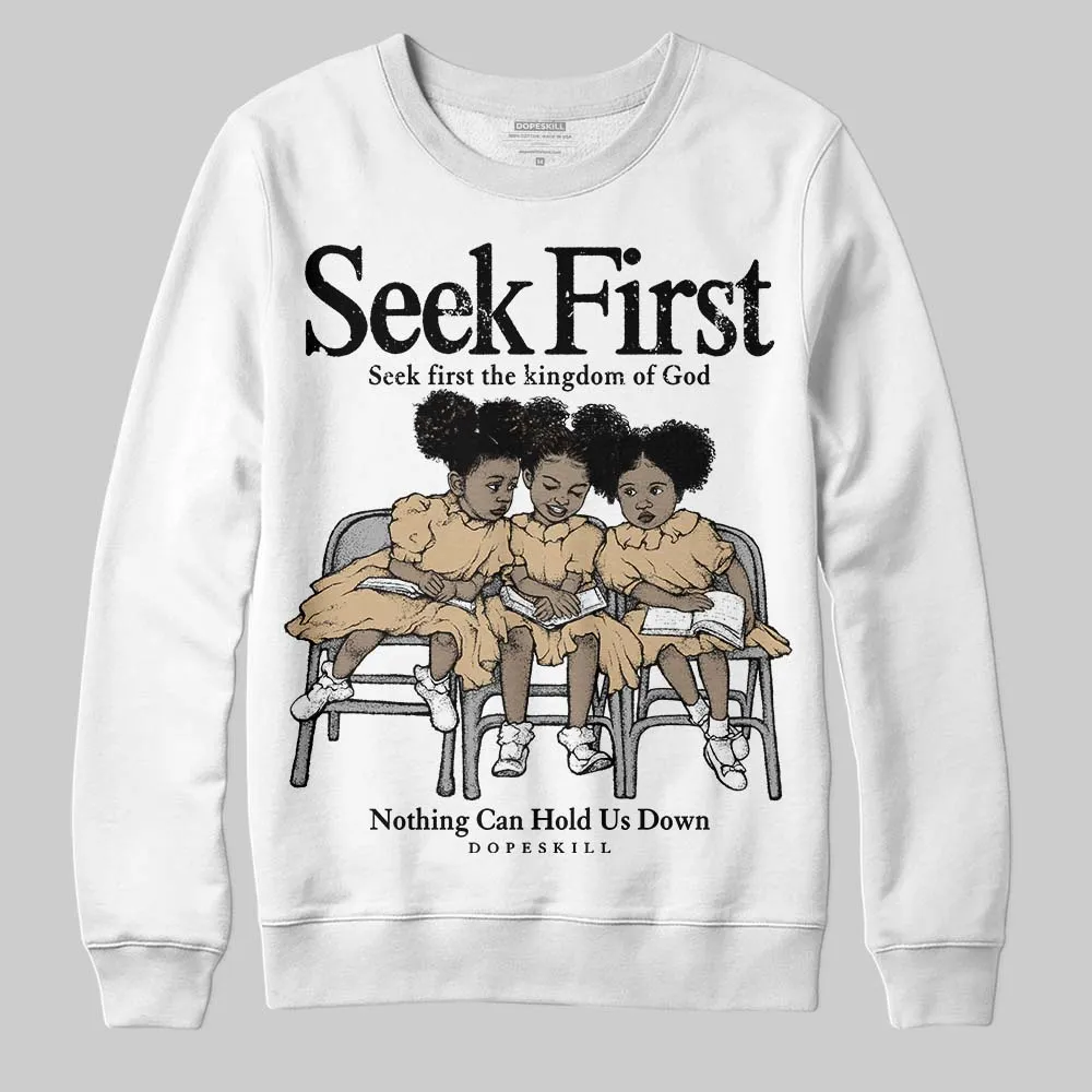 TAN Collection DopeSkill Sweatshirt New Seek First Graphic sold by DopeSkill product image thumbnail 2