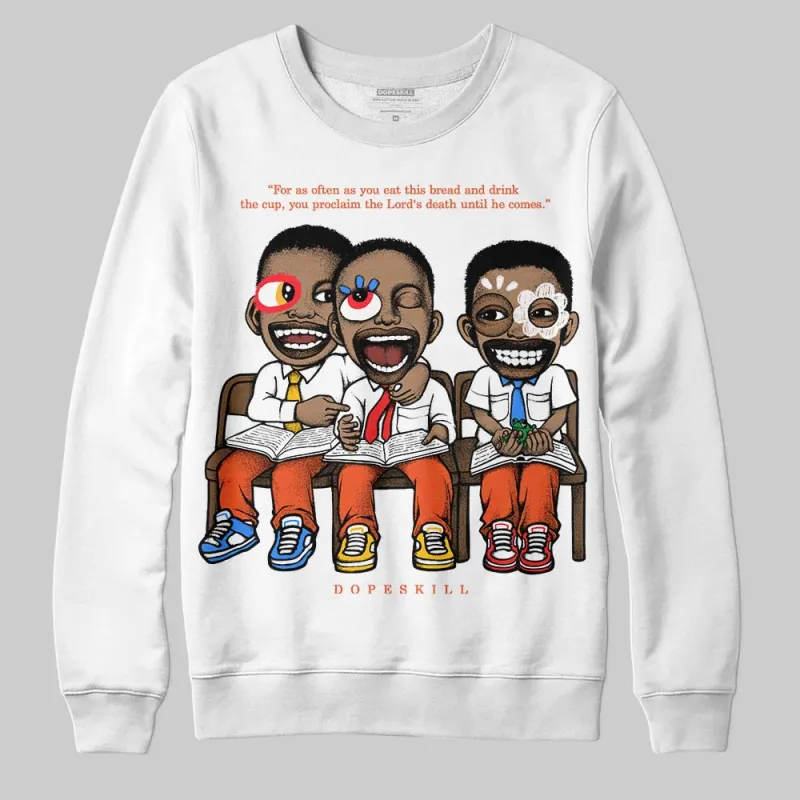 Orange Milk DopeSkill Sweatshirt First Sunday Graphic sold by DopeSkill