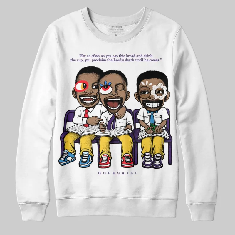 Field Purple 12s DopeSkill Sweatshirt First Sunday Graphic sold by DopeSkill