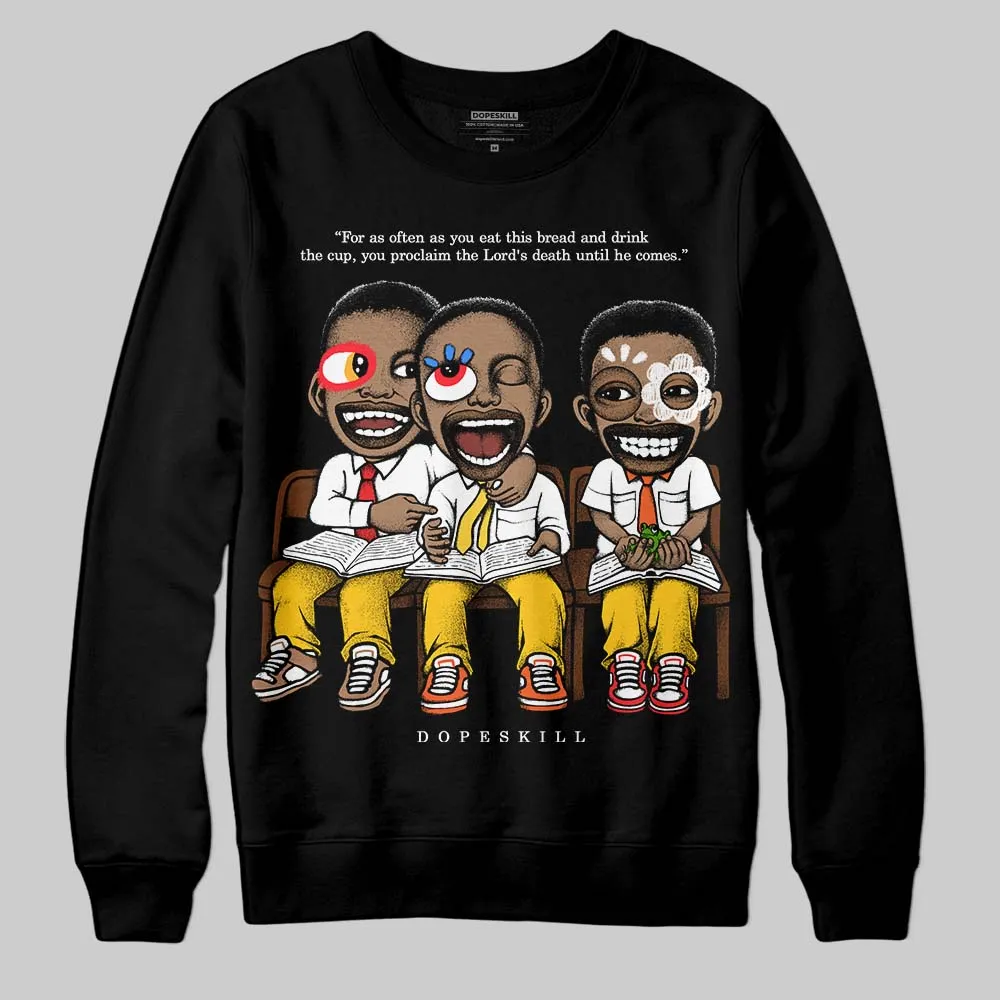 Yellow Collection DopeSkill Sweatshirt First Sunday Graphic sold by DopeSkill