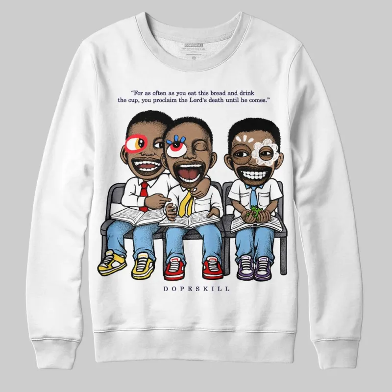 University Blue Collection DopeSkill Sweatshirt First Sunday Graphic sold by DopeSkill