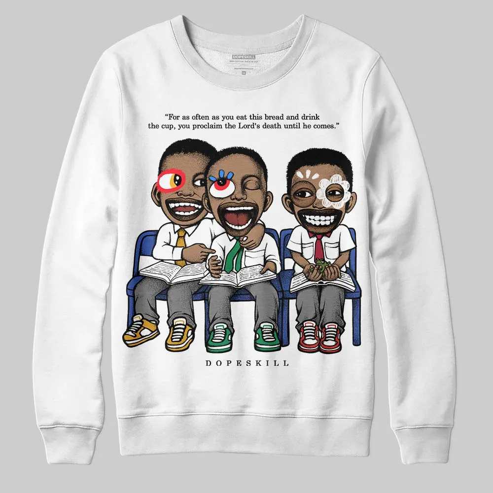 Black and White Collection DopeSkill Sweatshirt First Sunday Graphic sold by DopeSkill product image thumbnail 2