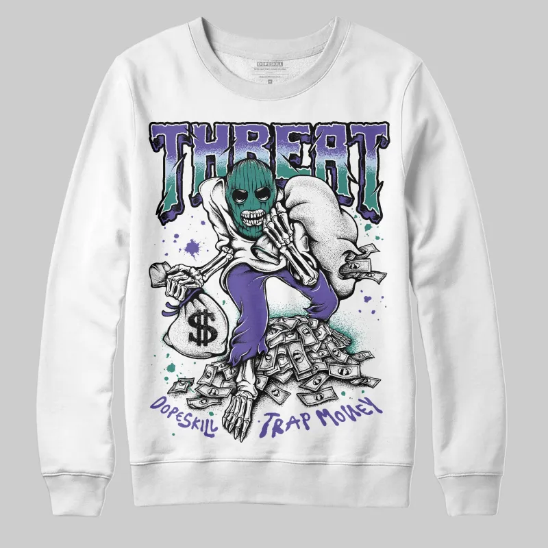 Grape 5s DopeSkill Sweatshirt Threat Graphic sold by DopeSkill