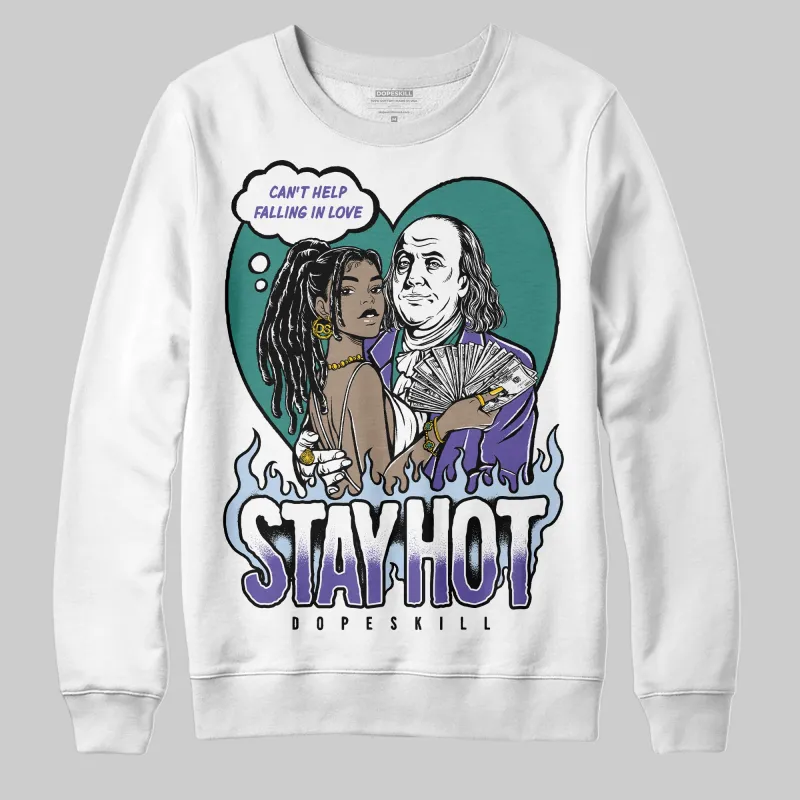 Grape 5s DopeSkill Sweatshirt Stay Hot Graphic sold by DopeSkill