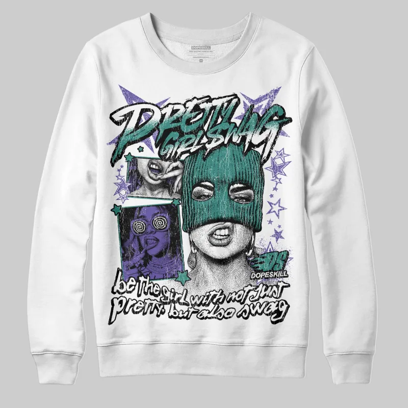 Grape 5s DopeSkill Sweatshirt Pretty Girl Swag Graphic sold by DopeSkill