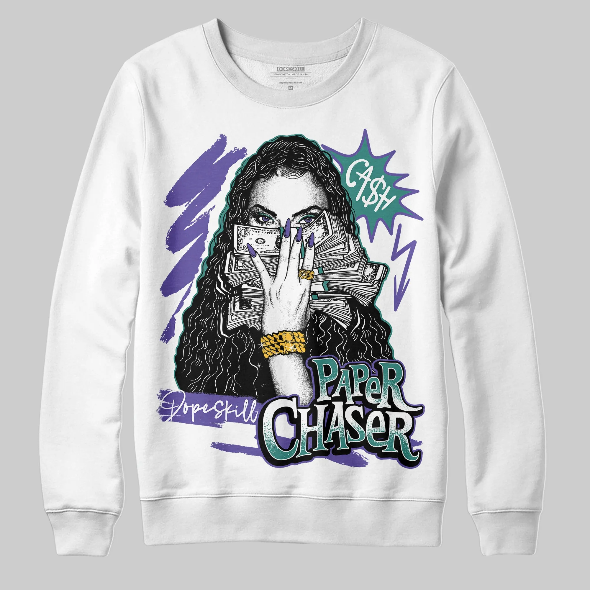 Grape 5s DopeSkill Sweatshirt NPC Graphic sold by DopeSkill