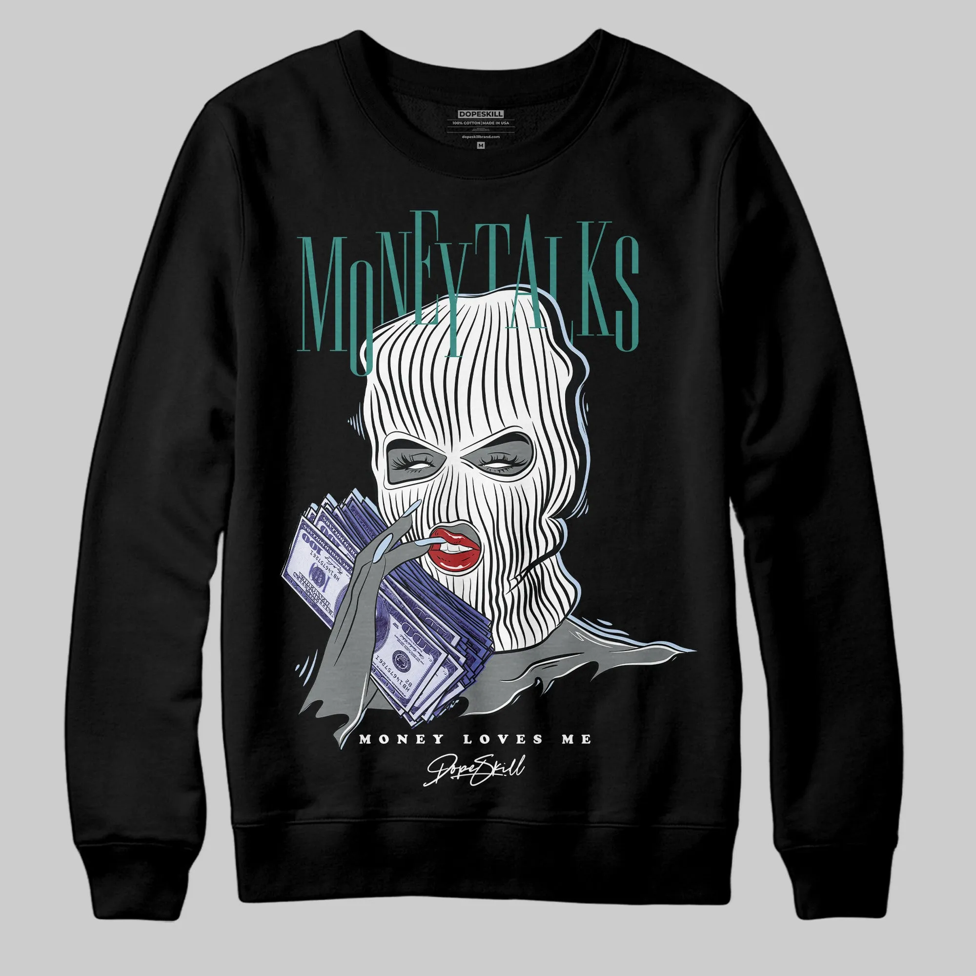 Grape 5s DopeSkill Sweatshirt Money Talks Graphic sold by DopeSkill product image thumbnail 2