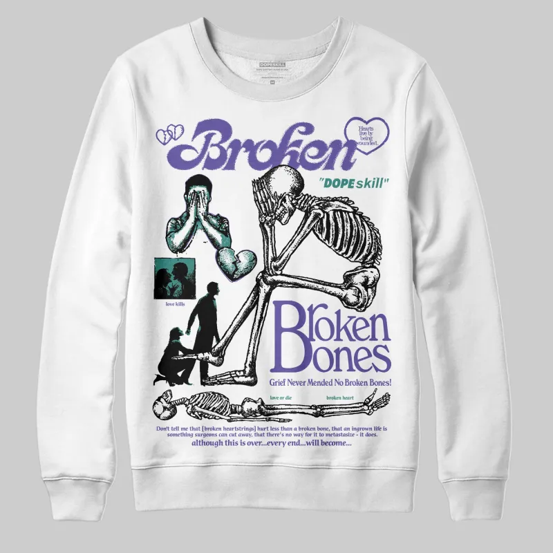 Grape 5s DopeSkill Sweatshirt Broken Bones Graphic sold by DopeSkill