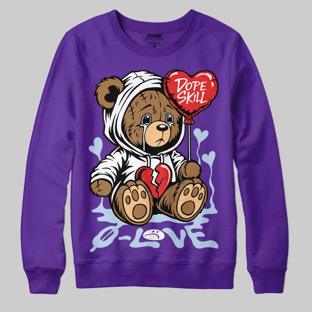 Grape 5s DopeSkill Sweatshirt Broken Bear Graphic sold by DopeSkill product image thumbnail 3