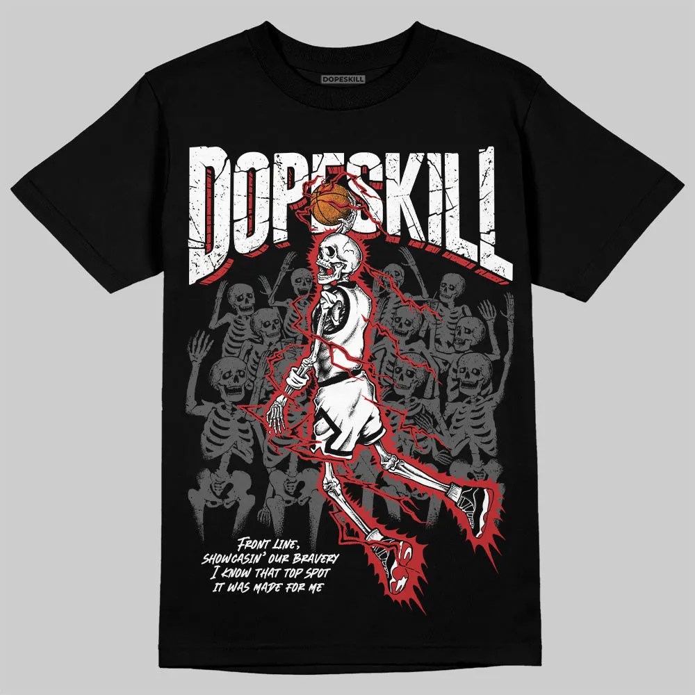 Bred 11s DopeSkill T-Shirt Thunder Dunk Graphic sold by DopeSkill product image thumbnail 2