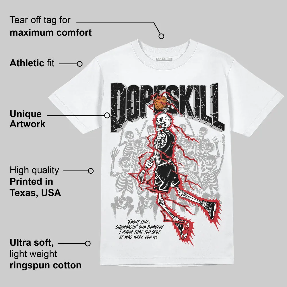Bred 11s DopeSkill T-Shirt Thunder Dunk Graphic sold by DopeSkill product image thumbnail 3