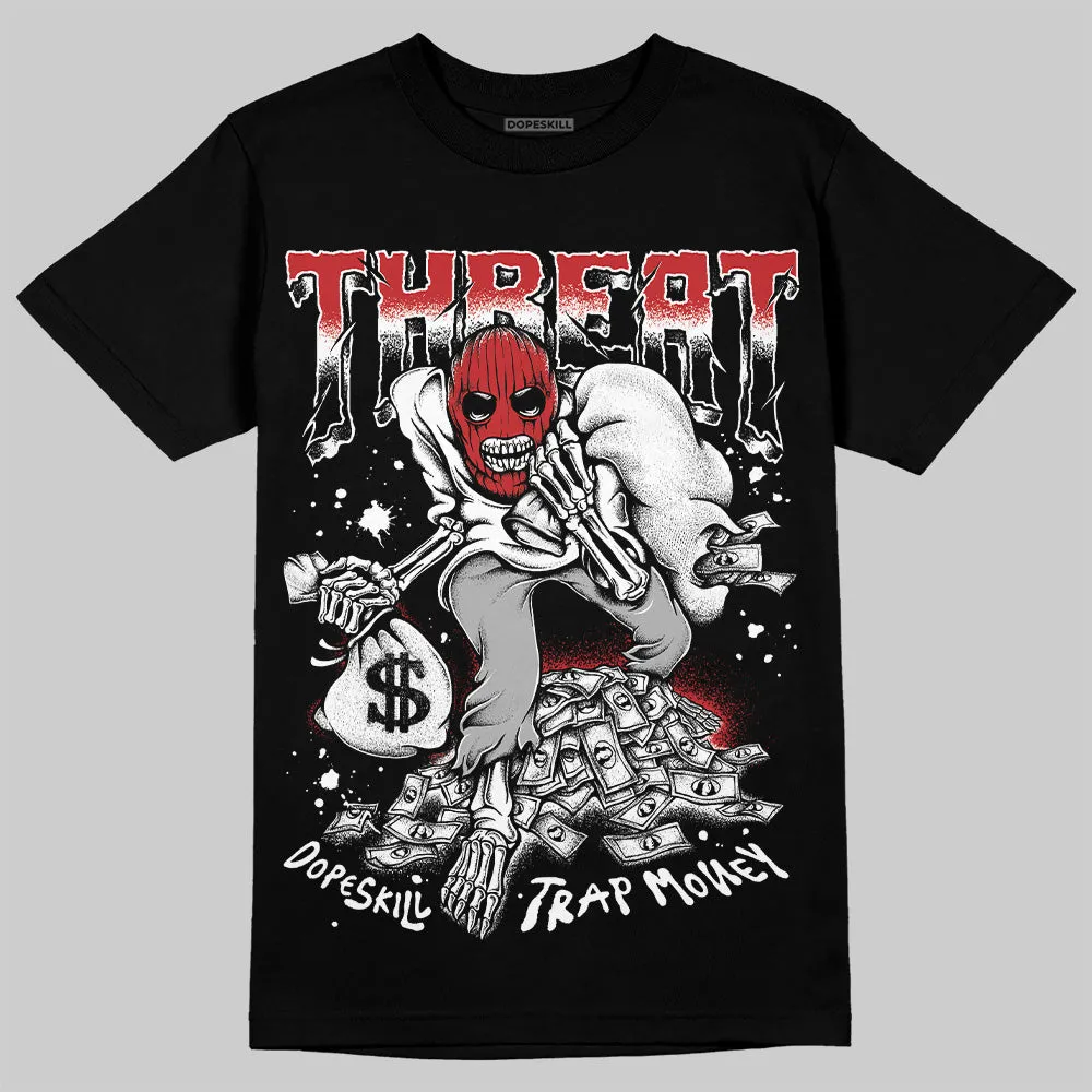Bred 11s DopeSkill T-Shirt Threat Graphic sold by DopeSkill product image thumbnail 2