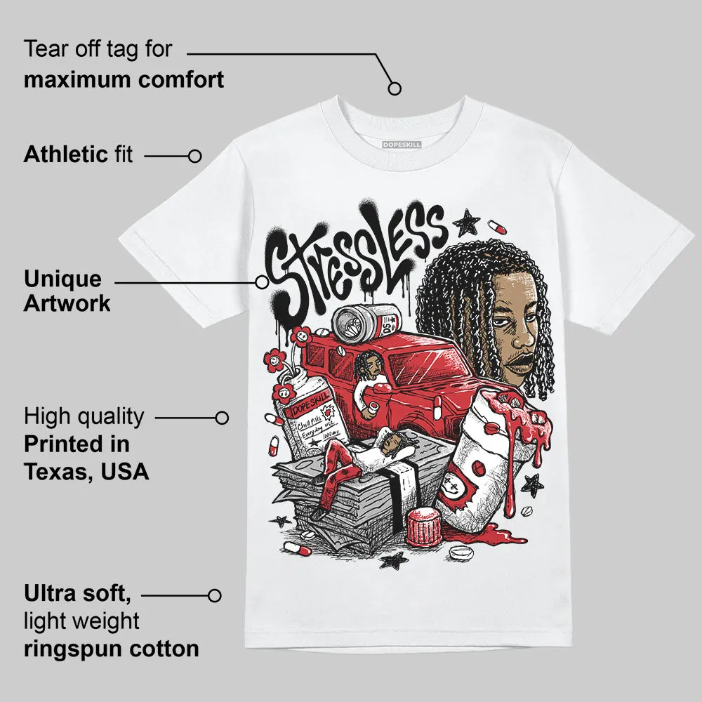 Bred 11s DopeSkill T-Shirt Stressless Graphic sold by DopeSkill product image thumbnail 3