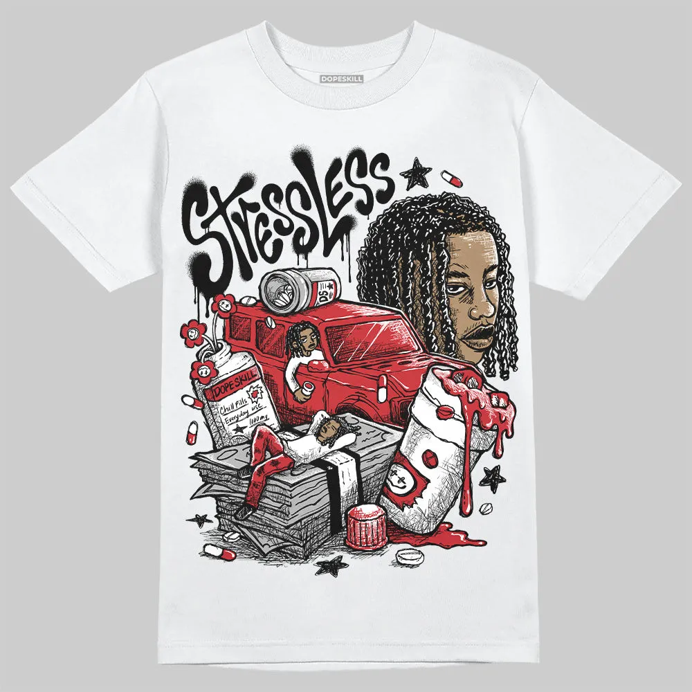 Bred 11s DopeSkill T-Shirt Stressless Graphic sold by DopeSkill