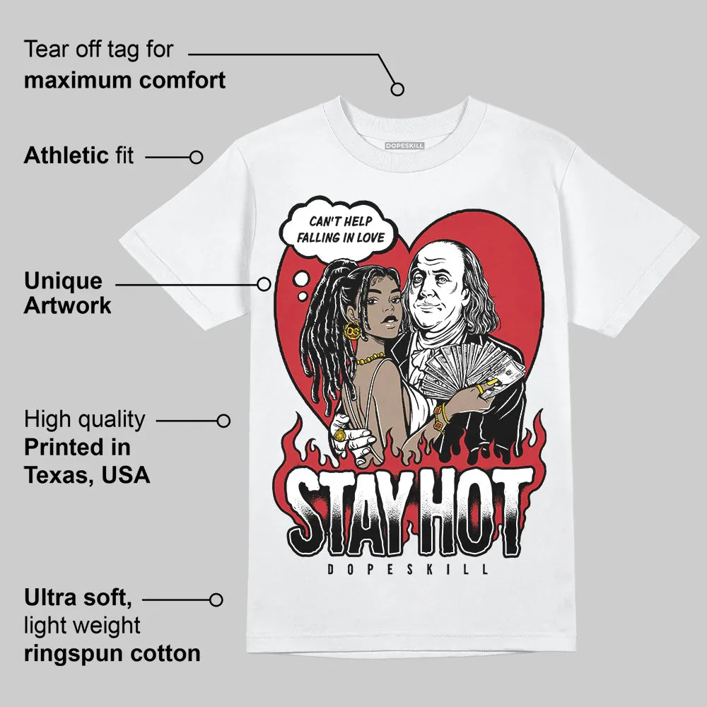 Bred 11s DopeSkill T-Shirt Stay Hot Graphic sold by DopeSkill product image thumbnail 3