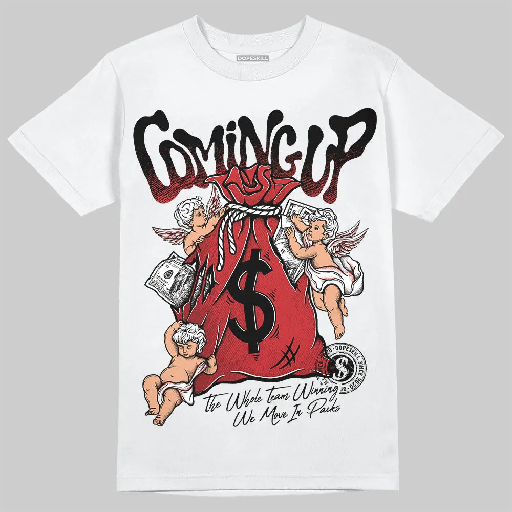 Bred 11s DopeSkill T-Shirt Money Bag Coming Up Graphic sold by DopeSkill