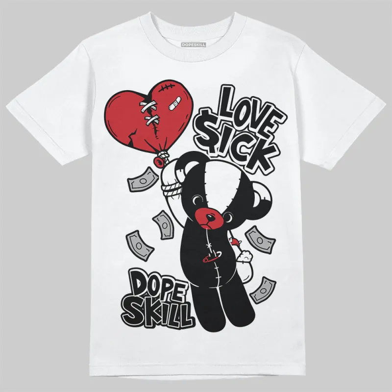 Bred 11s DopeSkill T-Shirt Love Sick Graphic sold by DopeSkill