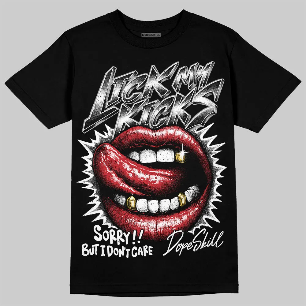 Bred 11s DopeSkill T-Shirt Lick My Kicks Graphic sold by DopeSkill product image thumbnail 2