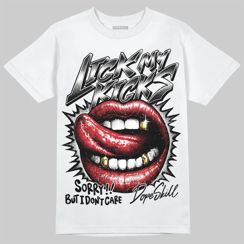 Bred 11s DopeSkill T-Shirt Lick My Kicks Graphic sold by DopeSkill