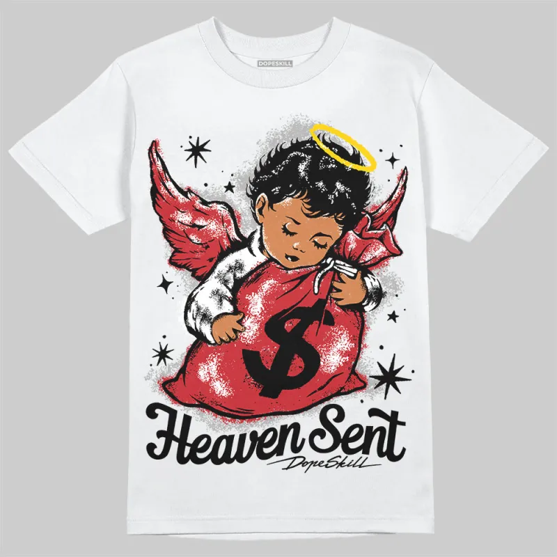 Bred 11s DopeSkill T-Shirt Heaven Sent Graphic sold by DopeSkill