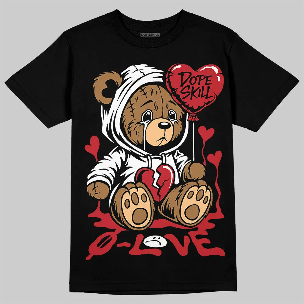 Bred 11s DopeSkill T-Shirt Broken Bear Graphic sold by DopeSkill product image thumbnail 2