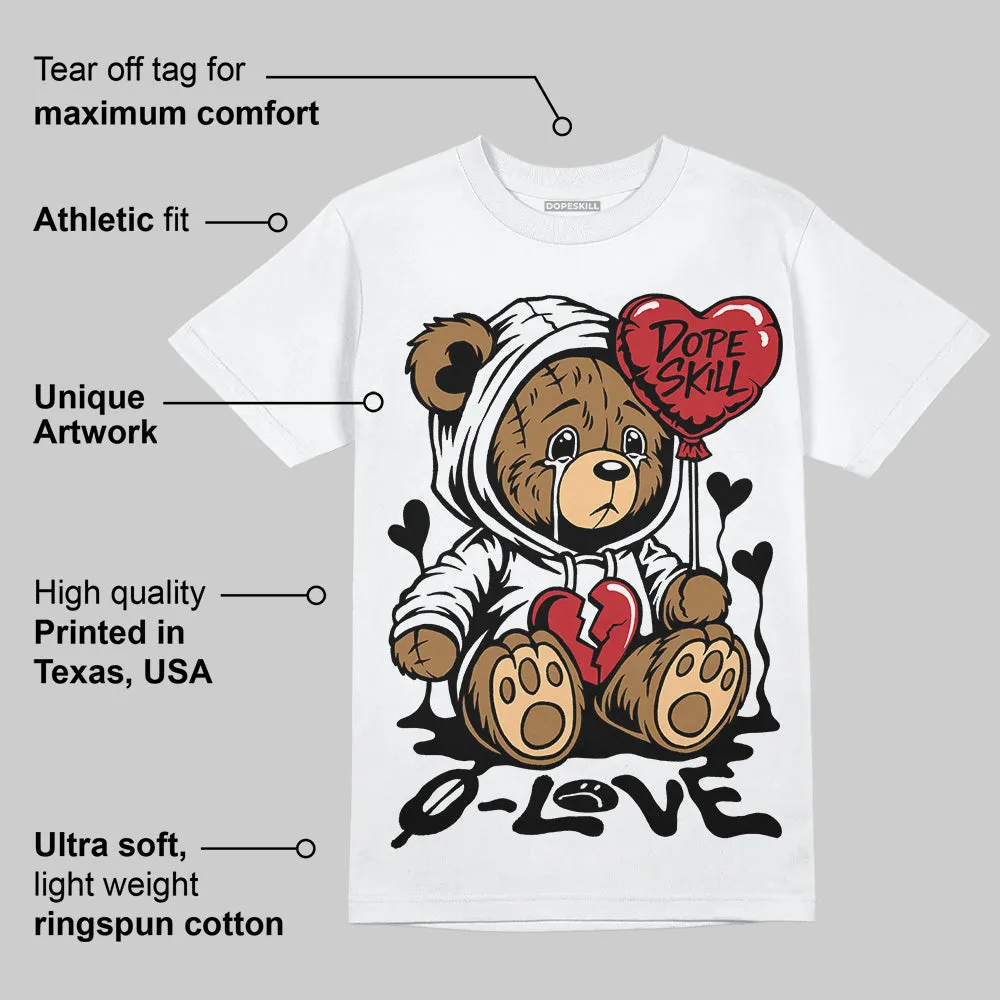 Bred 11s DopeSkill T-Shirt Broken Bear Graphic sold by DopeSkill product image thumbnail 3