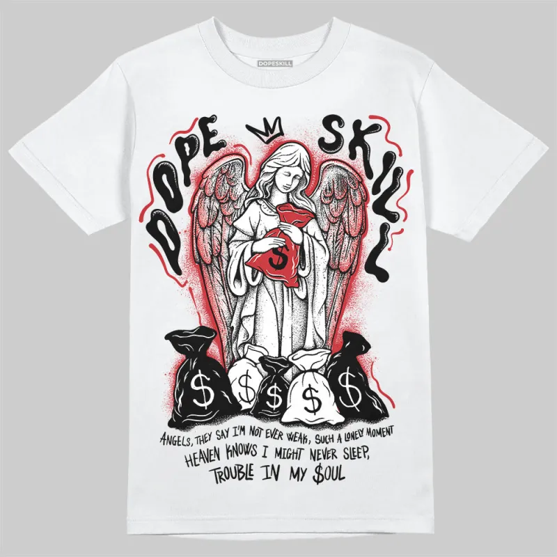 Bred 11s DopeSkill T-Shirt Angels Graphic sold by DopeSkill