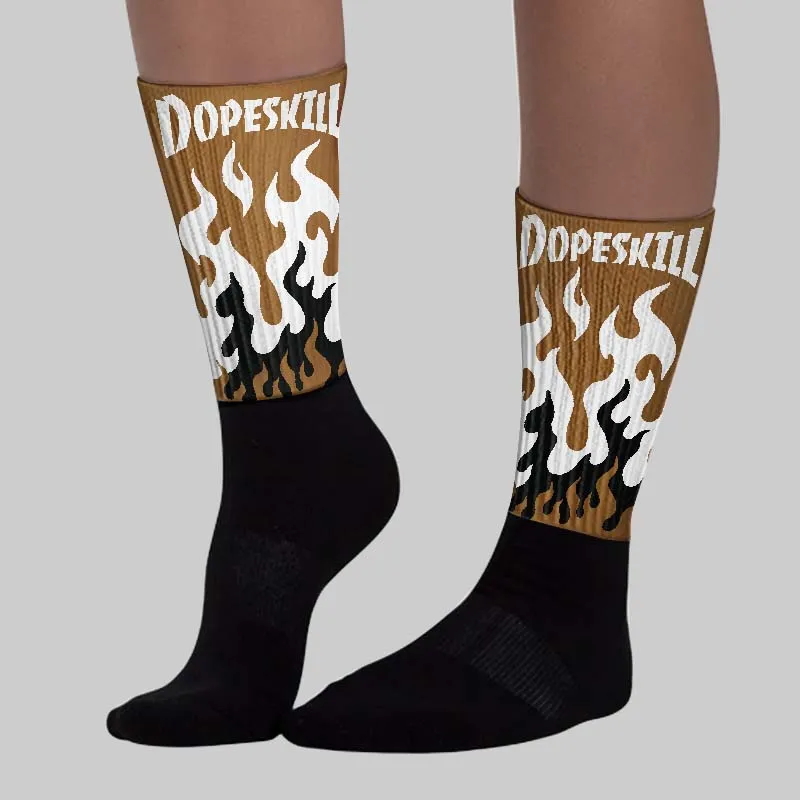 Rookie Of The Year 1s DopeSkill Sublimated Sock FIRE Graphic sold by DopeSkill product image thumbnail 3