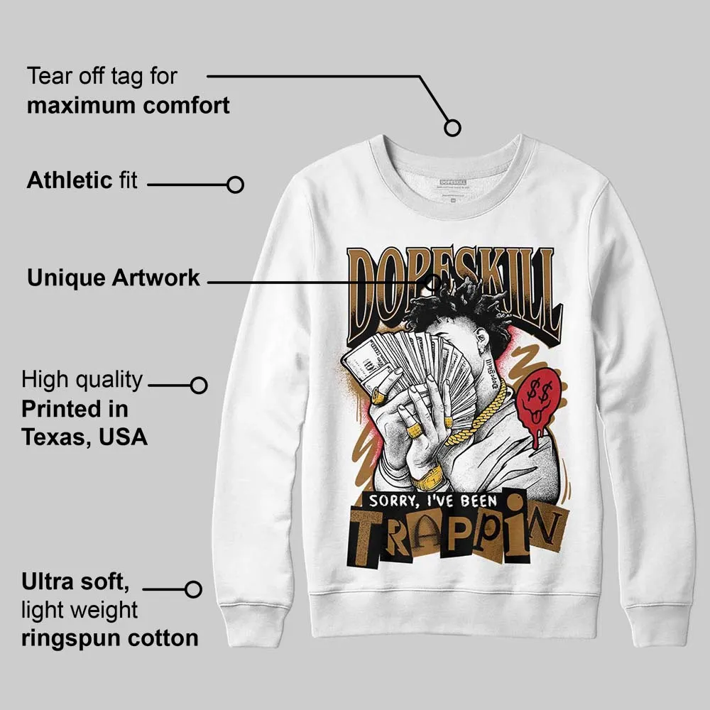 Rookie Of The Year 1s DopeSkill Sweatshirt Sorry I've Been Trappin Graphic sold by DopeSkill product image thumbnail 3