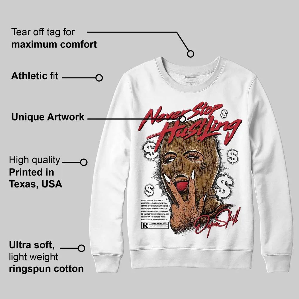 Rookie Of The Year 1s DopeSkill Sweatshirt Never Stop Hustling Graphic sold by DopeSkill product image thumbnail 3