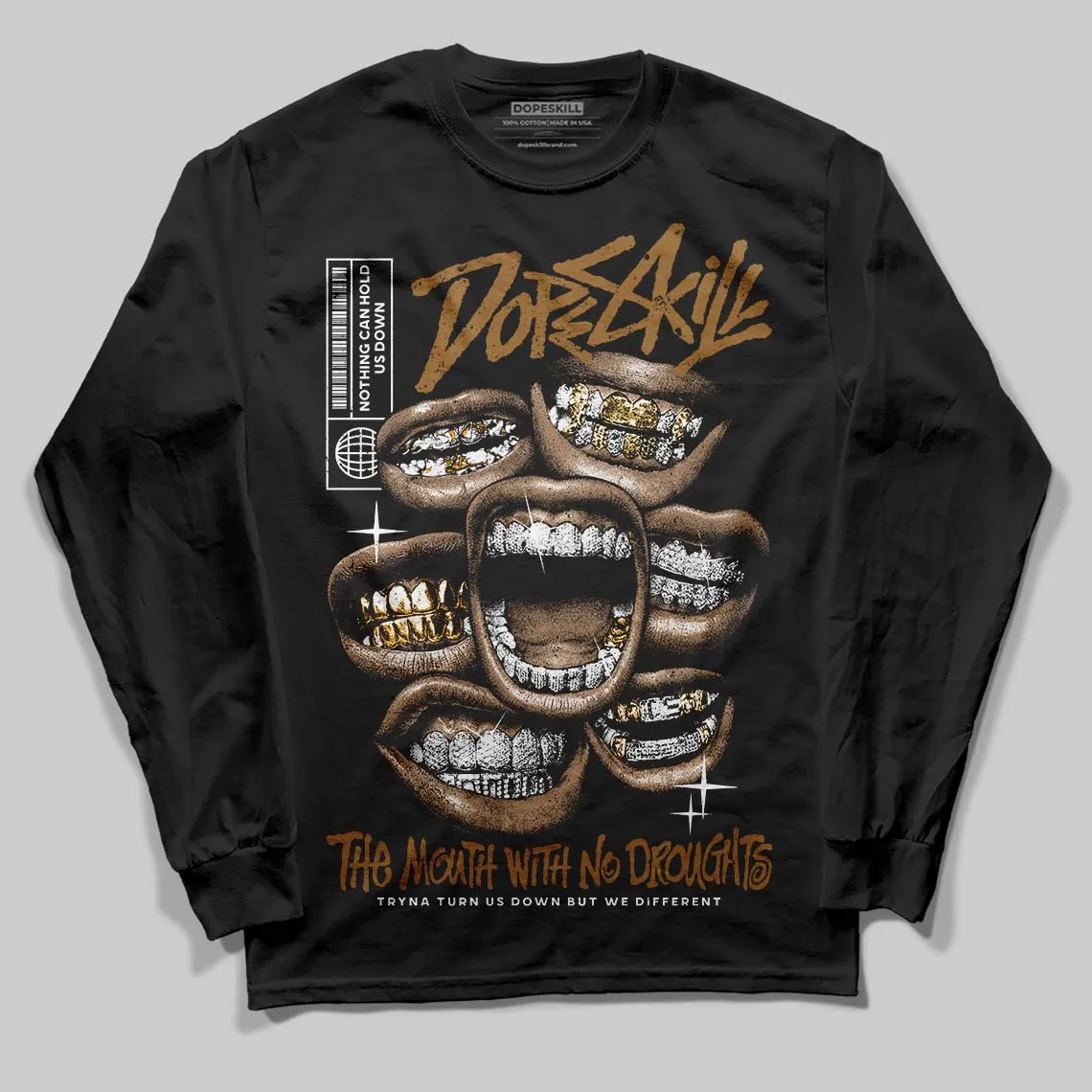Rookie Of The Year 1s DopeSkill Long Sleeve T-Shirt The Mouth With No Droughts Graphic sold by DopeSkill product image thumbnail 2