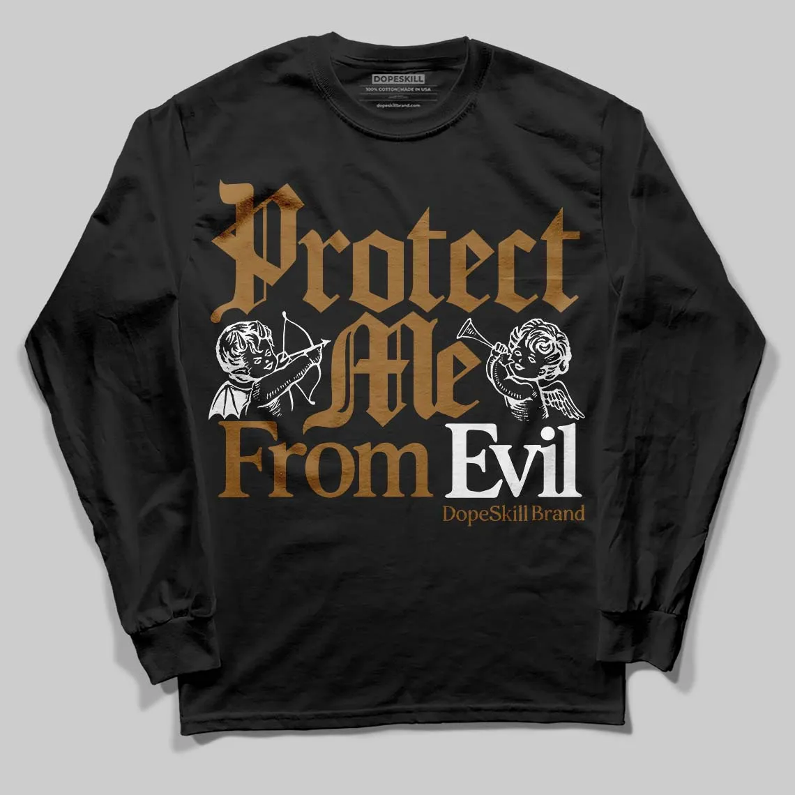 Rookie Of The Year 1s DopeSkill Long Sleeve T-Shirt Protect Me From Evil Graphic sold by DopeSkill product image thumbnail 2