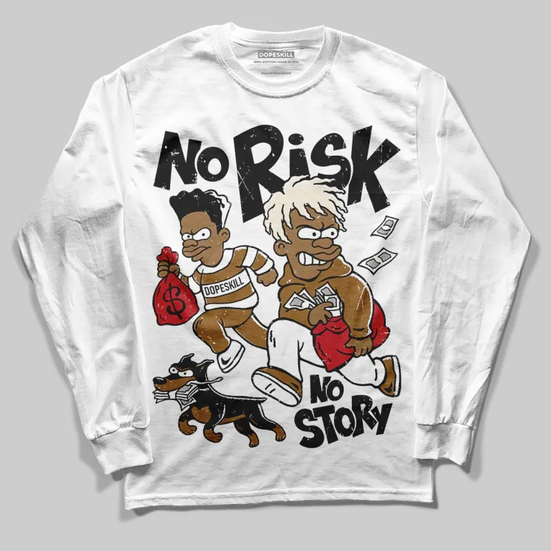 Rookie Of The Year 1s DopeSkill Long Sleeve T-Shirt No Risk No Story Graphic sold by DopeSkill
