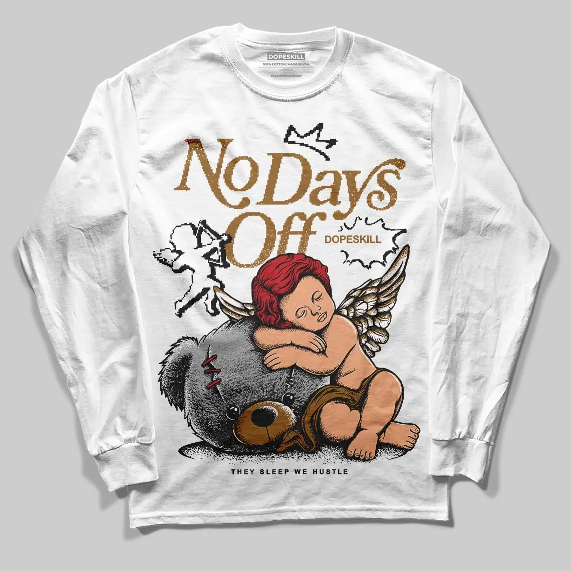 Rookie Of The Year 1s DopeSkill Long Sleeve T-Shirt New No Days Off Graphic sold by DopeSkill
