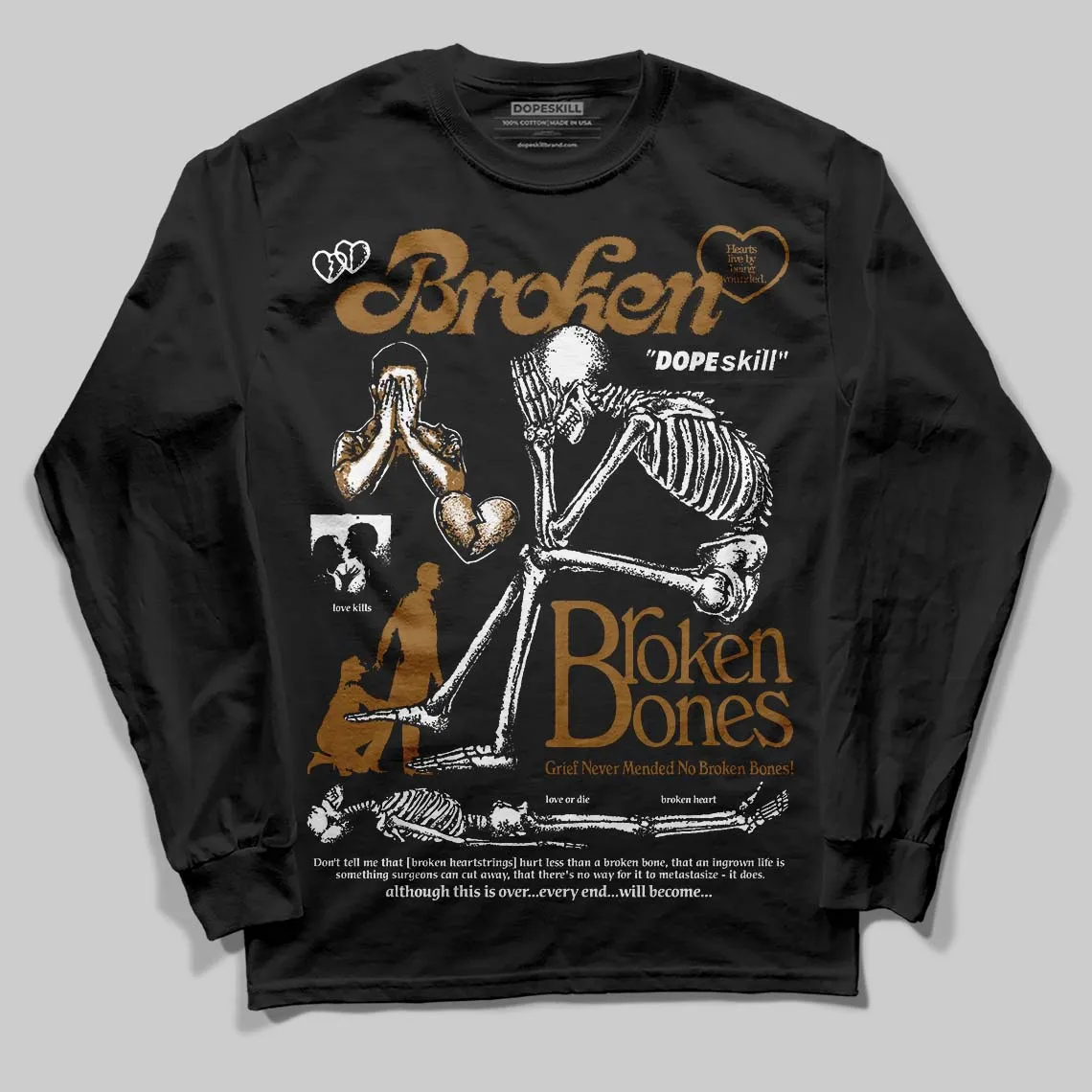 Rookie Of The Year 1s DopeSkill Long Sleeve T-Shirt Broken Bones Graphic sold by DopeSkill product image thumbnail 2