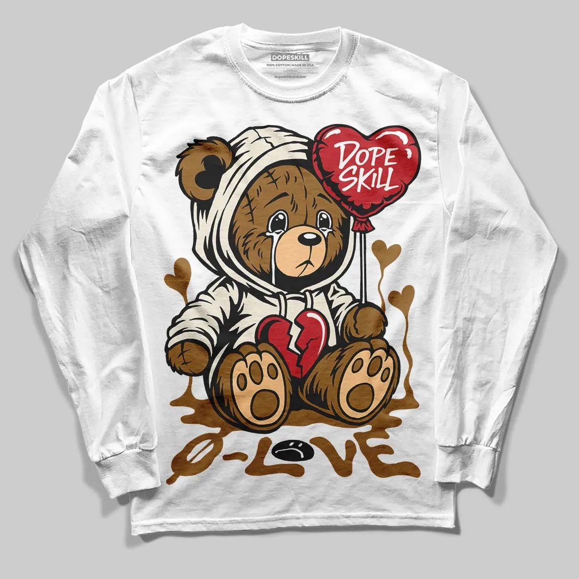 Rookie Of The Year 1s DopeSkill Long Sleeve T-Shirt Broken Bear Graphic sold by DopeSkill