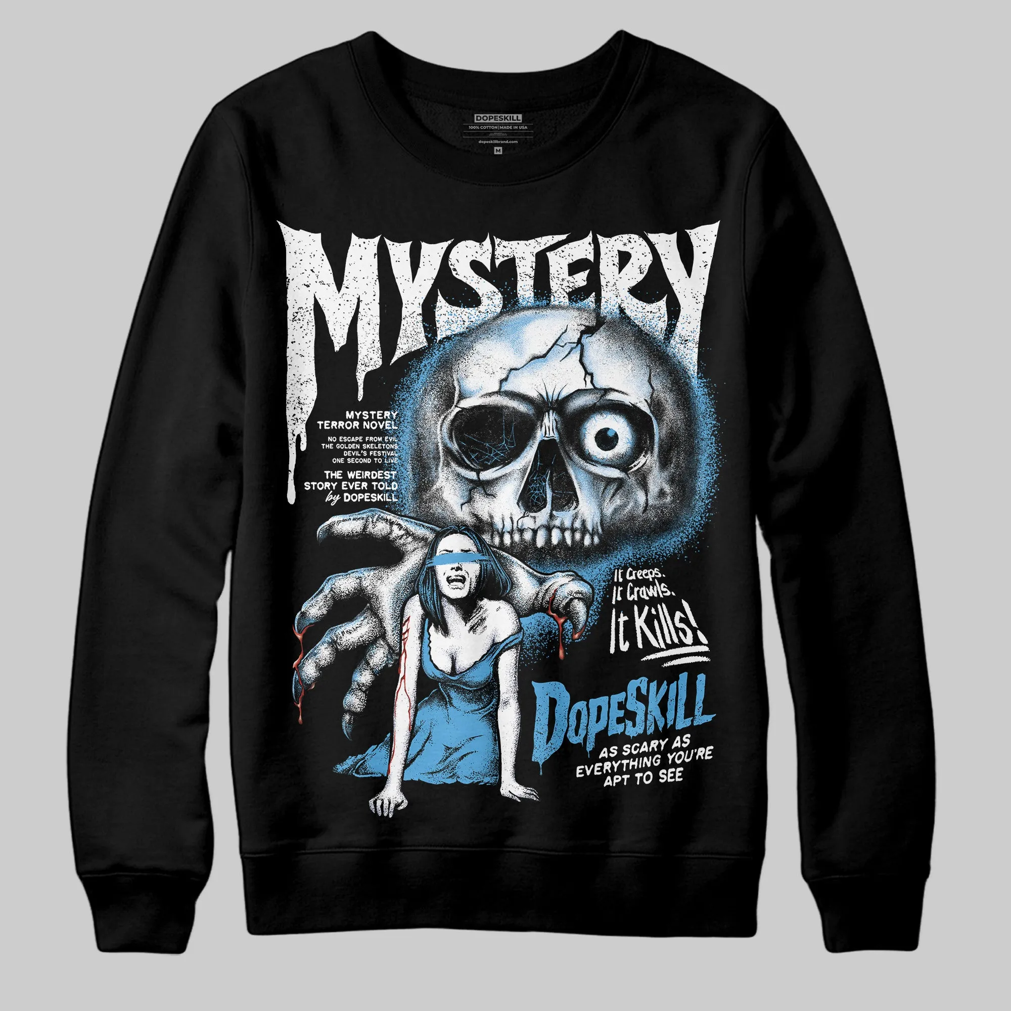 Obsidian 1s 2025 DopeSkill Sweatshirt Mystery Ghostly Grasp Graphic sold by DopeSkill product image thumbnail 2
