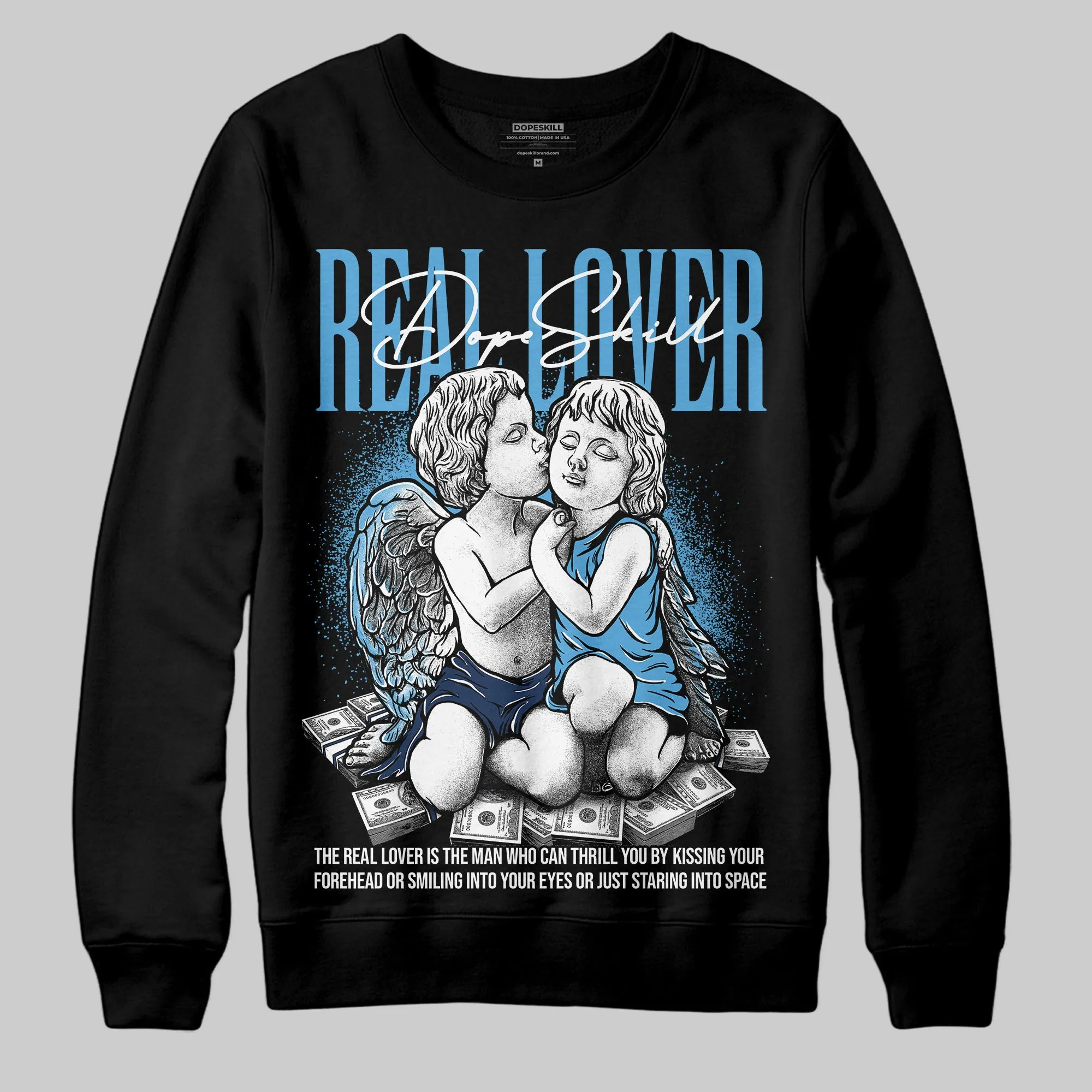 Obsidian 1s 2025 DopeSkill Sweatshirt Real Lover Graphic sold by DopeSkill product image thumbnail 2