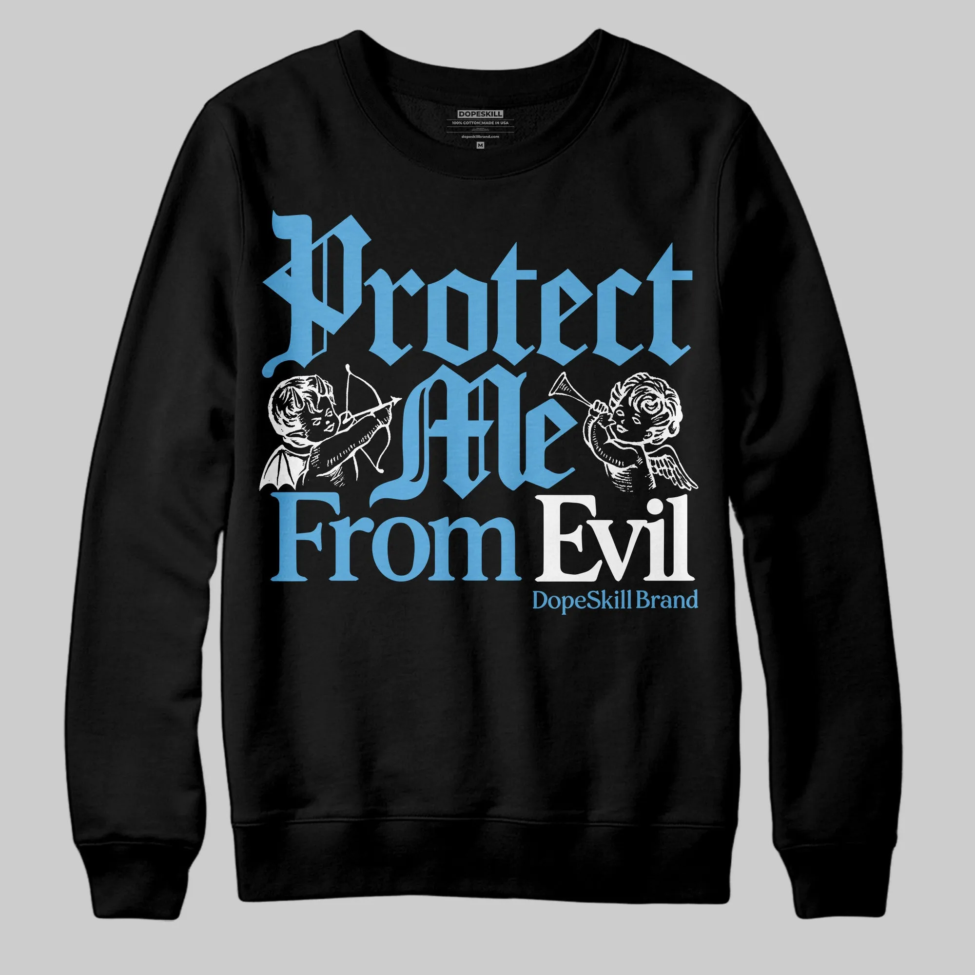 Obsidian 1s 2025 DopeSkill Sweatshirt Protect Me From Evil Graphic sold by DopeSkill product image thumbnail 2